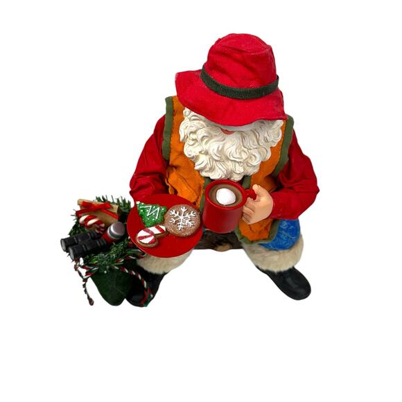 Dept 56 Possible Dreams Clothtique Santa-BASE CAMP with Lighted Campfire OBI! - Picture 11 of 16